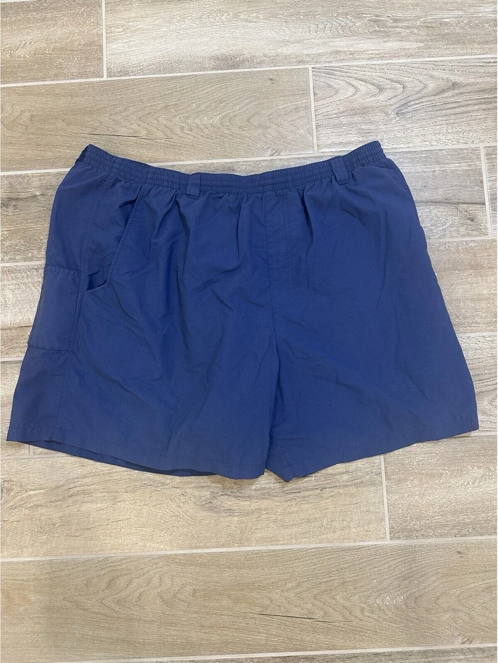 Y2K Columbia PFG Backcast III Water Shorts Navy Blue Mens XXL Vintage. -096-
